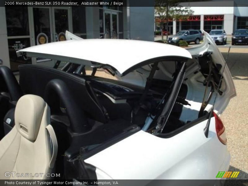 Alabaster White / Beige 2006 Mercedes-Benz SLK 350 Roadster