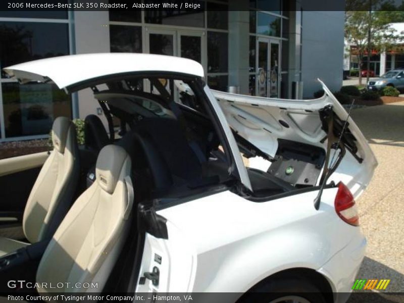 Alabaster White / Beige 2006 Mercedes-Benz SLK 350 Roadster