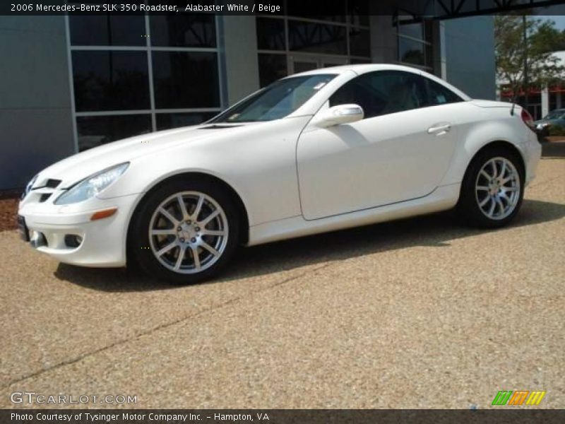 Alabaster White / Beige 2006 Mercedes-Benz SLK 350 Roadster