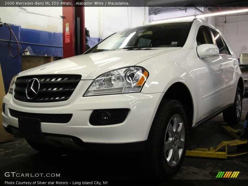 Alabaster White / Macadamia 2006 Mercedes-Benz ML 350 4Matic