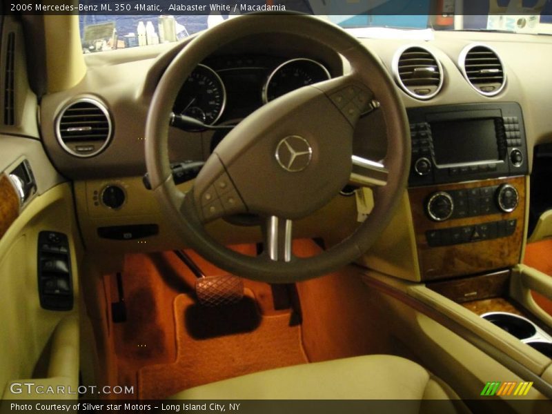Alabaster White / Macadamia 2006 Mercedes-Benz ML 350 4Matic