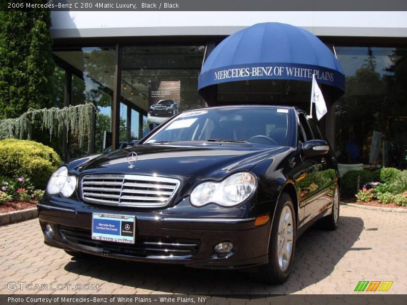 Black / Black 2006 Mercedes-Benz C 280 4Matic Luxury