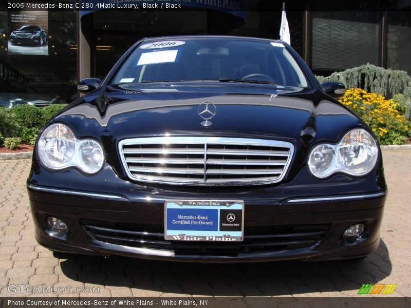 Black / Black 2006 Mercedes-Benz C 280 4Matic Luxury