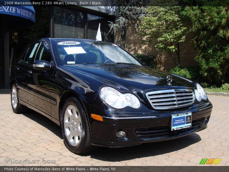 Black / Black 2006 Mercedes-Benz C 280 4Matic Luxury