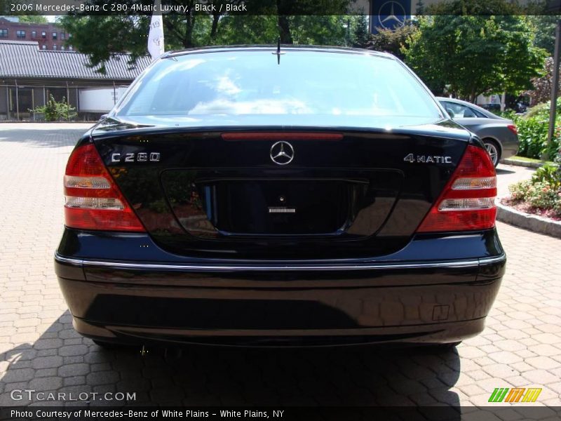 Black / Black 2006 Mercedes-Benz C 280 4Matic Luxury