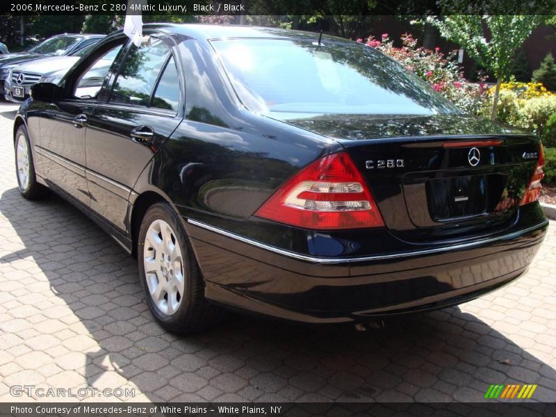 Black / Black 2006 Mercedes-Benz C 280 4Matic Luxury