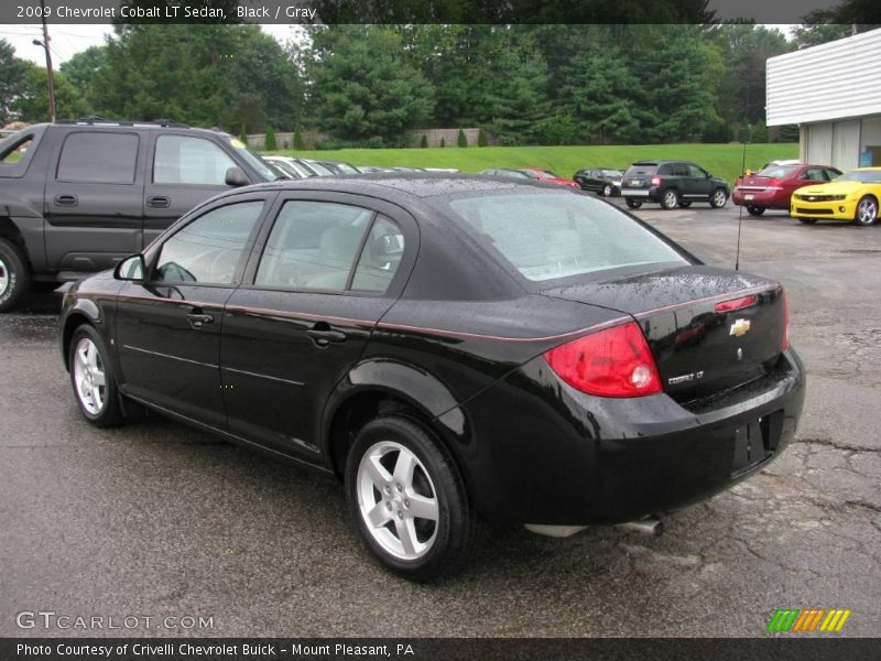 Black / Gray 2009 Chevrolet Cobalt LT Sedan