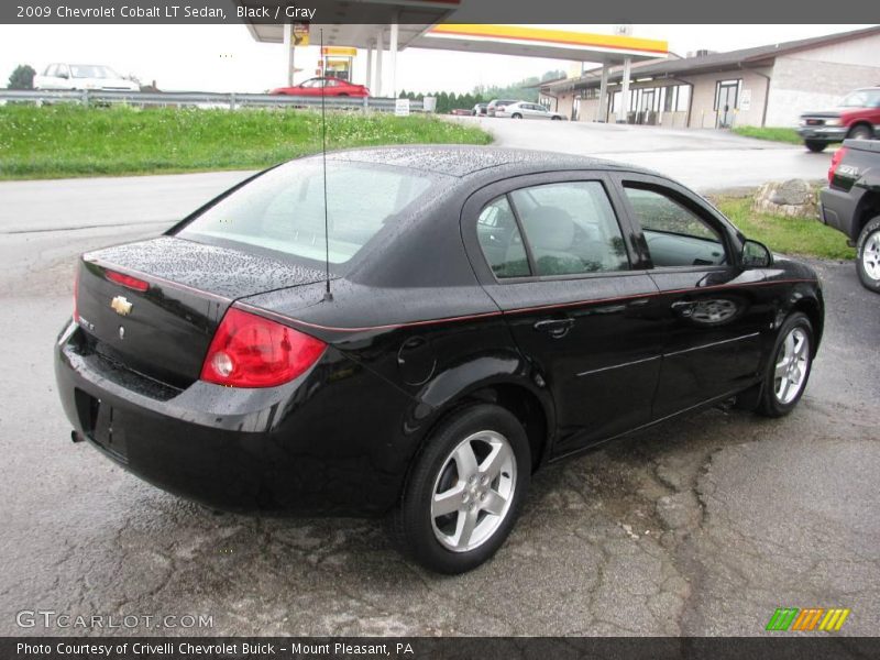 Black / Gray 2009 Chevrolet Cobalt LT Sedan