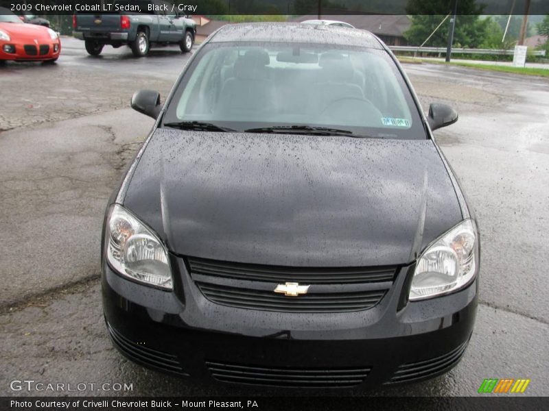 Black / Gray 2009 Chevrolet Cobalt LT Sedan