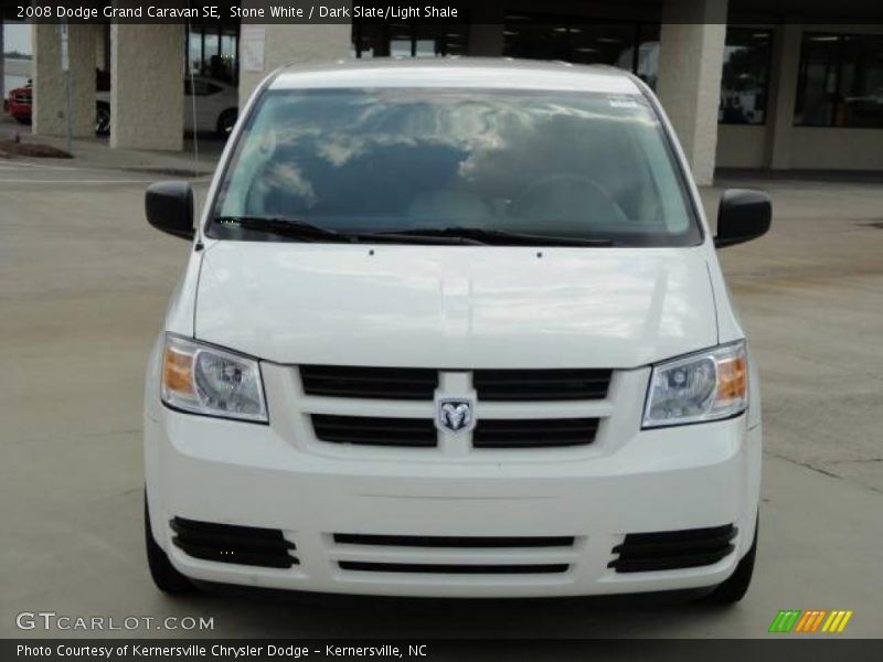 Stone White / Dark Slate/Light Shale 2008 Dodge Grand Caravan SE