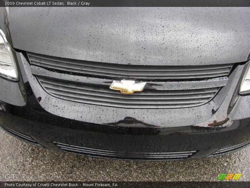 Black / Gray 2009 Chevrolet Cobalt LT Sedan