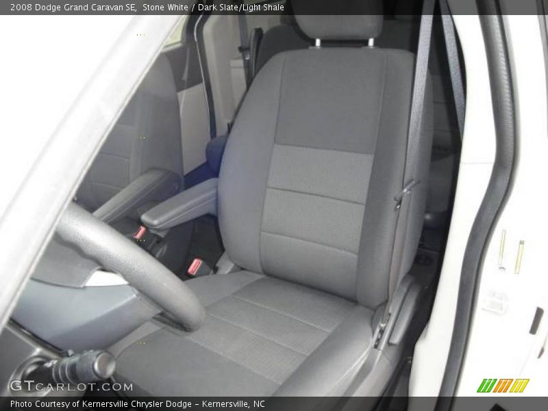 Stone White / Dark Slate/Light Shale 2008 Dodge Grand Caravan SE