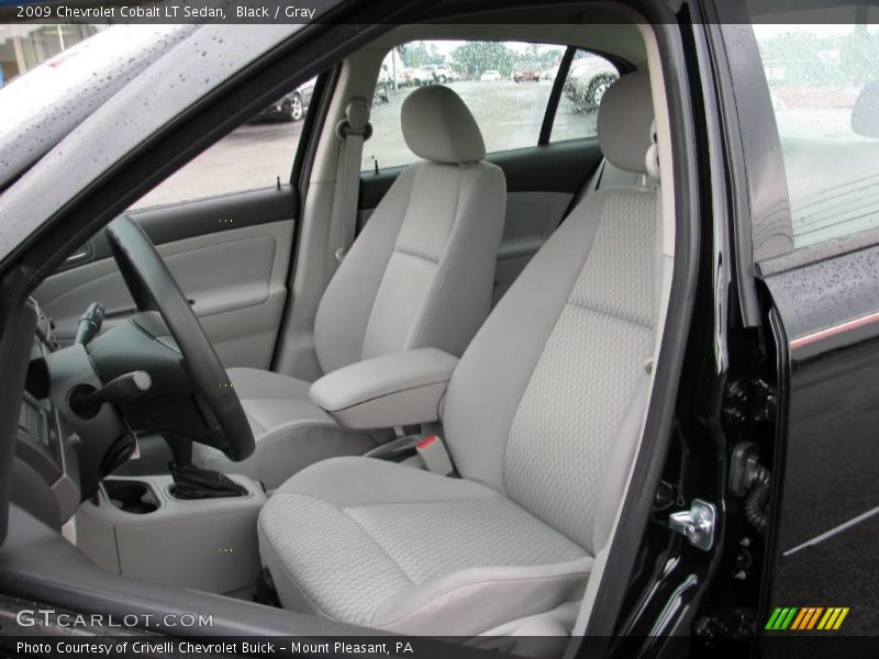 Black / Gray 2009 Chevrolet Cobalt LT Sedan