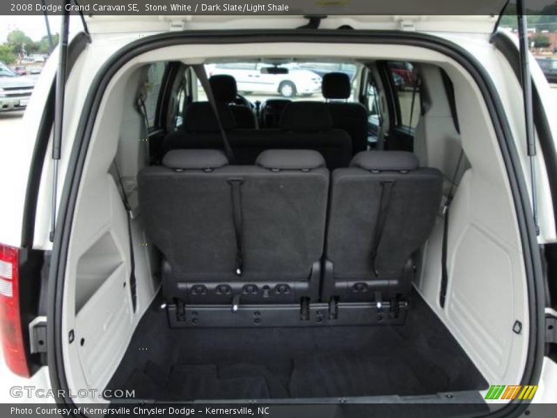 Stone White / Dark Slate/Light Shale 2008 Dodge Grand Caravan SE