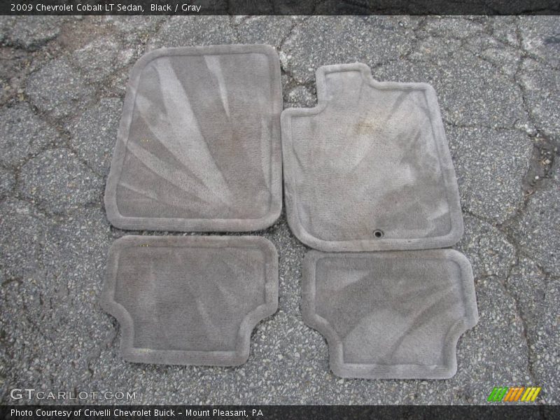 Black / Gray 2009 Chevrolet Cobalt LT Sedan