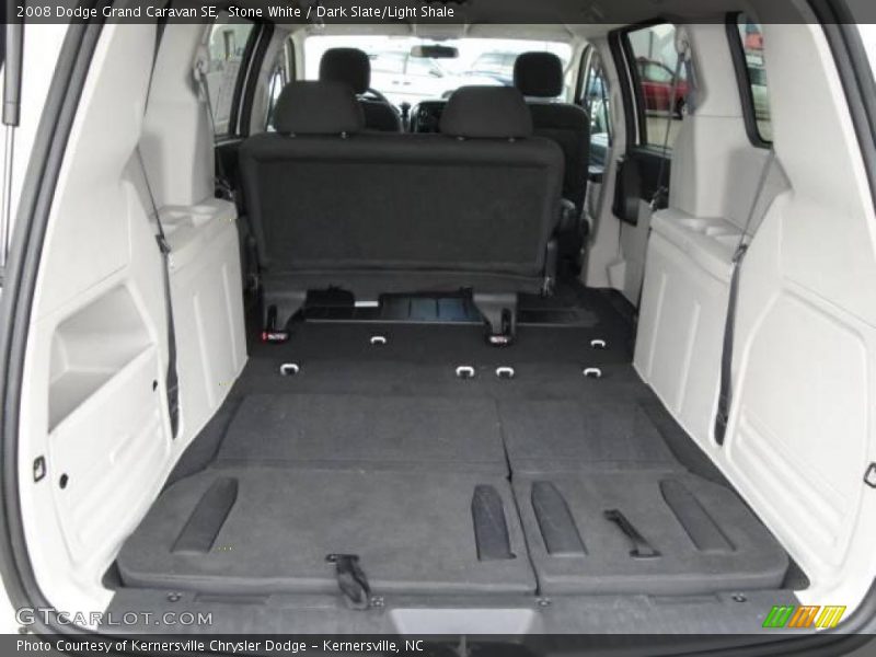 Stone White / Dark Slate/Light Shale 2008 Dodge Grand Caravan SE