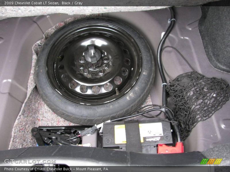 Black / Gray 2009 Chevrolet Cobalt LT Sedan