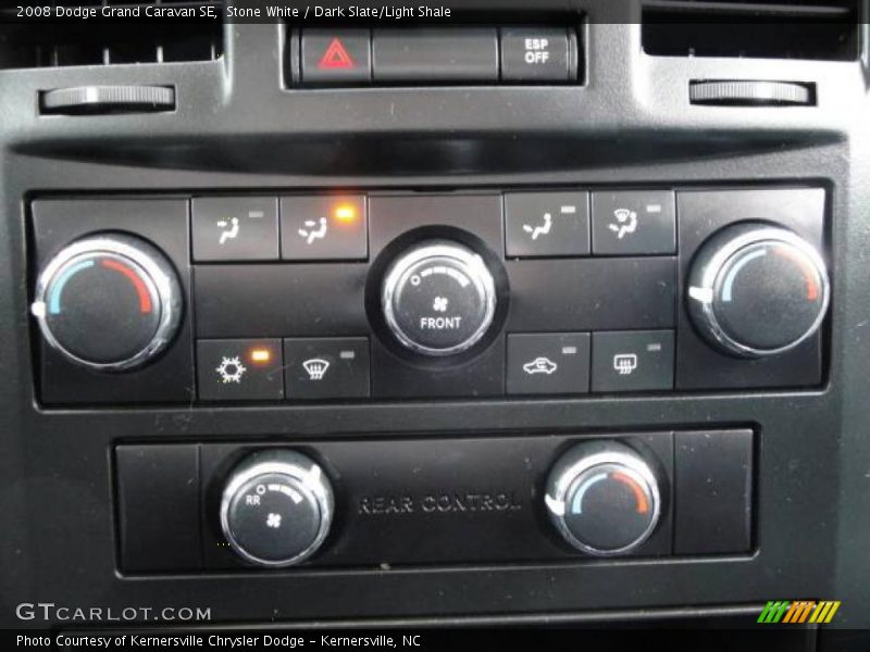 Stone White / Dark Slate/Light Shale 2008 Dodge Grand Caravan SE