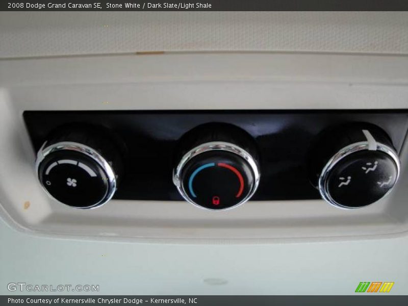 Stone White / Dark Slate/Light Shale 2008 Dodge Grand Caravan SE