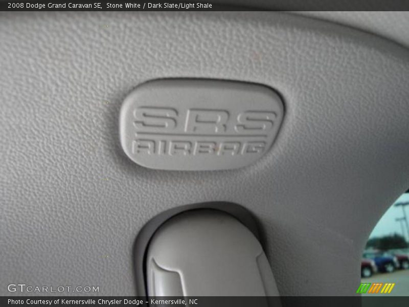 Stone White / Dark Slate/Light Shale 2008 Dodge Grand Caravan SE