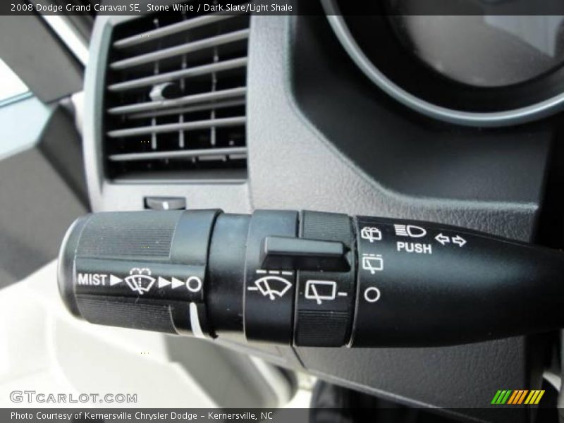 Stone White / Dark Slate/Light Shale 2008 Dodge Grand Caravan SE