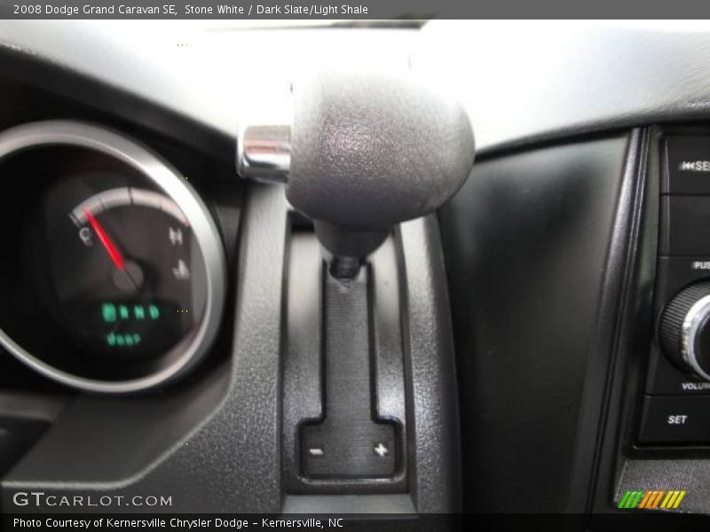 Stone White / Dark Slate/Light Shale 2008 Dodge Grand Caravan SE