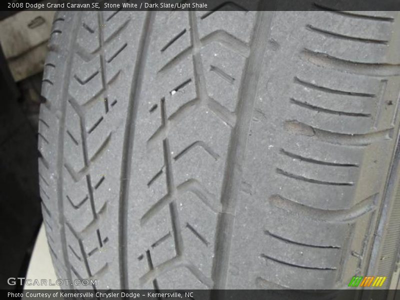 Stone White / Dark Slate/Light Shale 2008 Dodge Grand Caravan SE