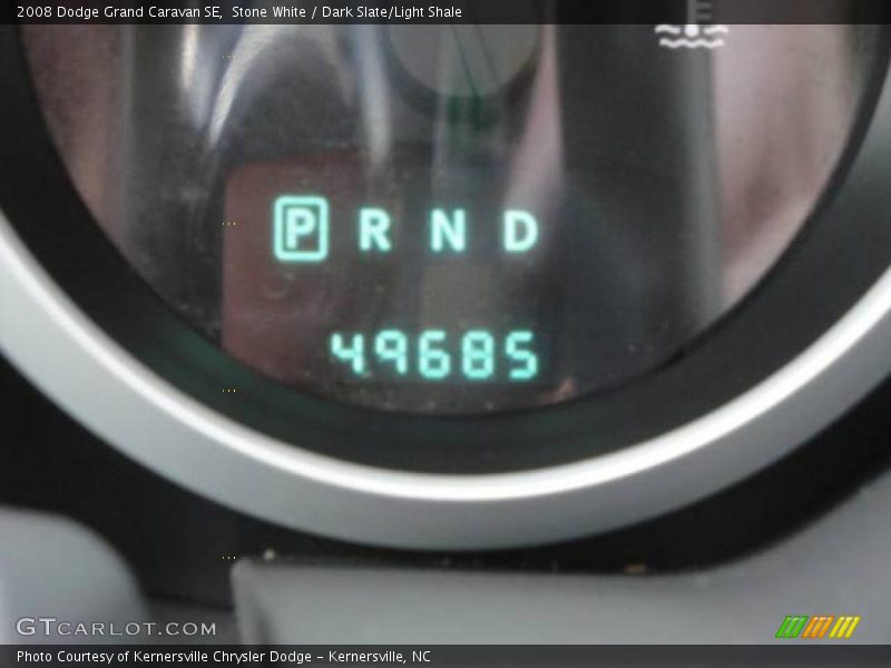 Stone White / Dark Slate/Light Shale 2008 Dodge Grand Caravan SE