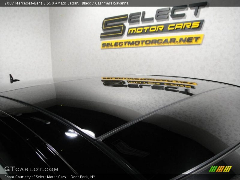 Black / Cashmere/Savanna 2007 Mercedes-Benz S 550 4Matic Sedan