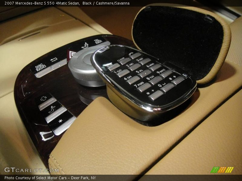 Black / Cashmere/Savanna 2007 Mercedes-Benz S 550 4Matic Sedan