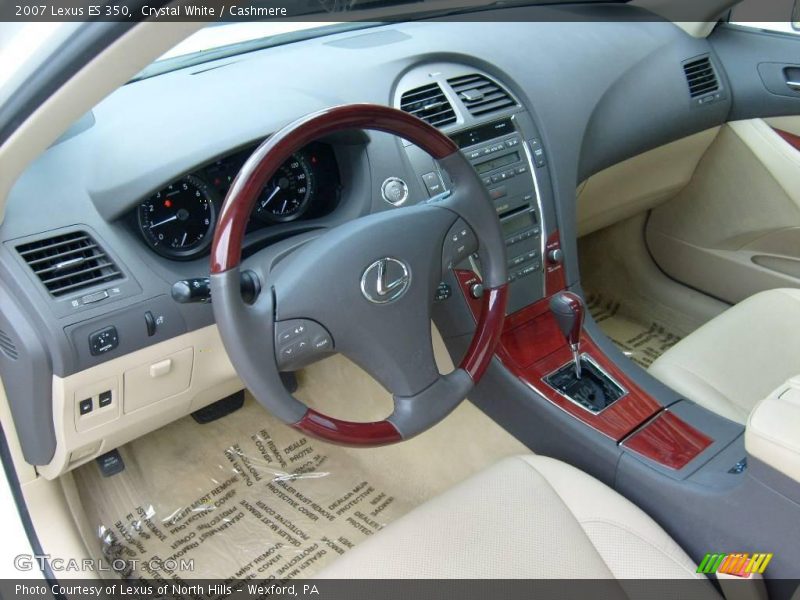Crystal White / Cashmere 2007 Lexus ES 350