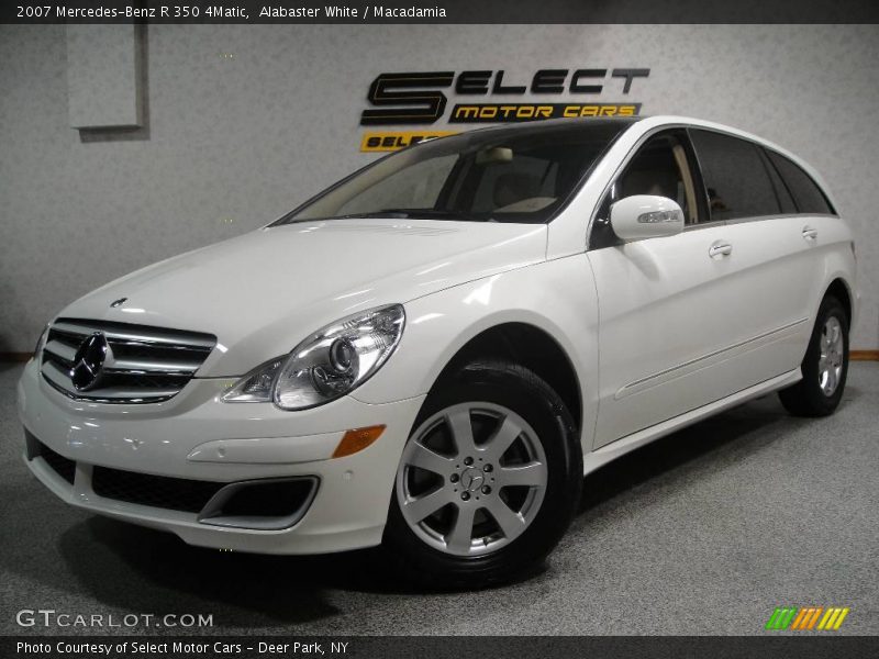 Alabaster White / Macadamia 2007 Mercedes-Benz R 350 4Matic
