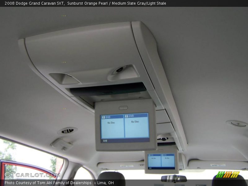 Sunburst Orange Pearl / Medium Slate Gray/Light Shale 2008 Dodge Grand Caravan SXT