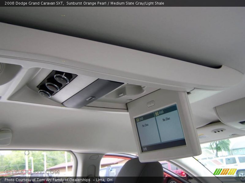 Sunburst Orange Pearl / Medium Slate Gray/Light Shale 2008 Dodge Grand Caravan SXT