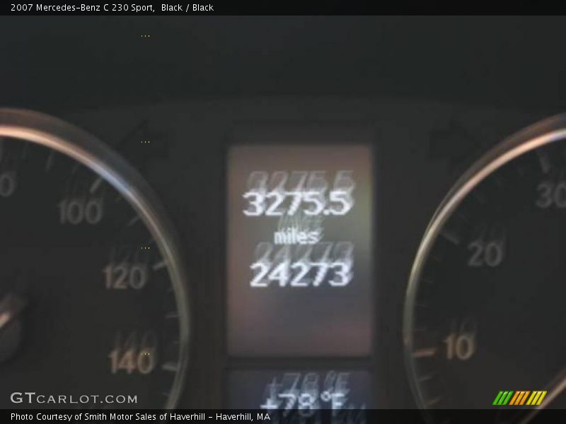 Black / Black 2007 Mercedes-Benz C 230 Sport