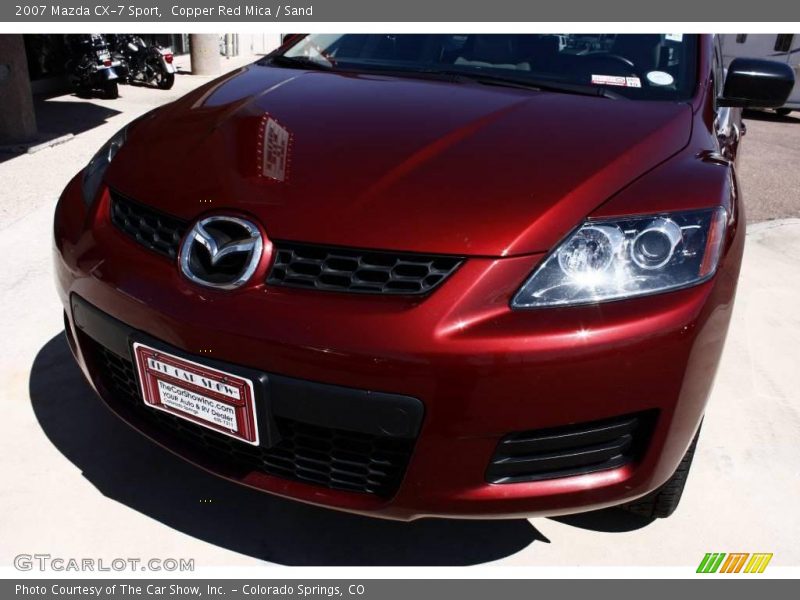 Copper Red Mica / Sand 2007 Mazda CX-7 Sport