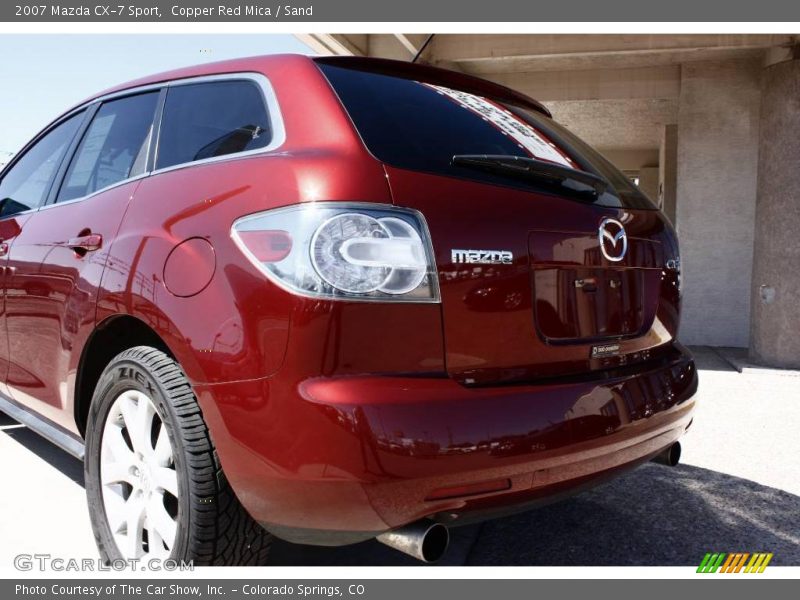 Copper Red Mica / Sand 2007 Mazda CX-7 Sport