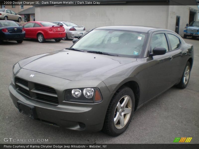 Dark Titanium Metallic / Dark Slate Gray 2009 Dodge Charger SE