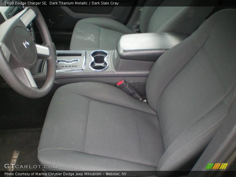 Dark Titanium Metallic / Dark Slate Gray 2009 Dodge Charger SE