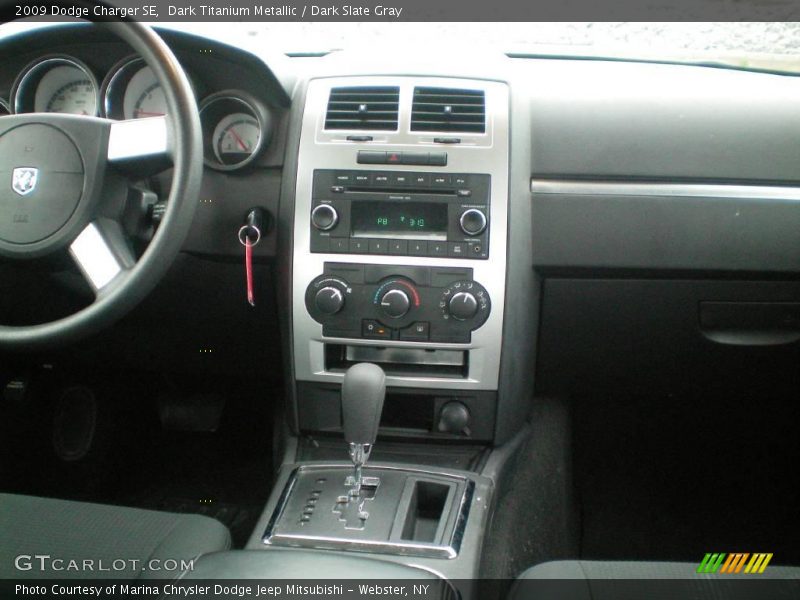 Dark Titanium Metallic / Dark Slate Gray 2009 Dodge Charger SE