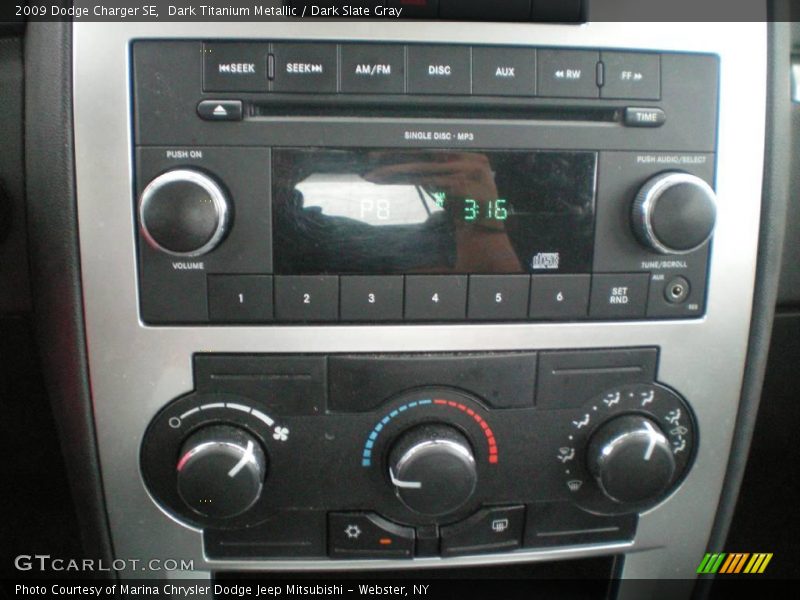 Dark Titanium Metallic / Dark Slate Gray 2009 Dodge Charger SE