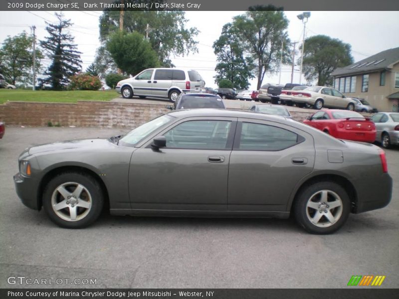Dark Titanium Metallic / Dark Slate Gray 2009 Dodge Charger SE