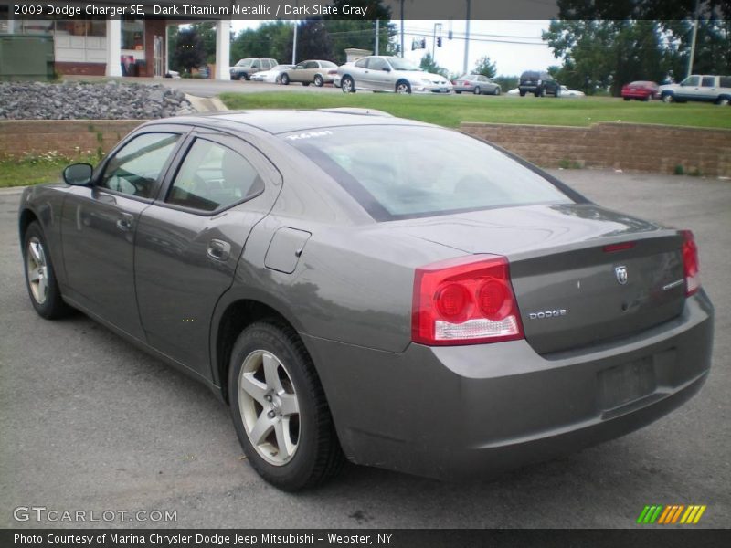 Dark Titanium Metallic / Dark Slate Gray 2009 Dodge Charger SE