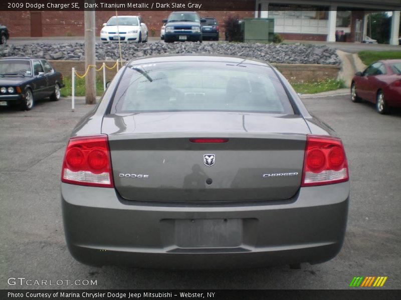 Dark Titanium Metallic / Dark Slate Gray 2009 Dodge Charger SE