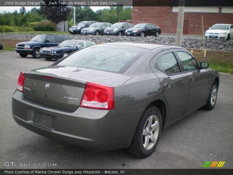 Dark Titanium Metallic / Dark Slate Gray 2009 Dodge Charger SE