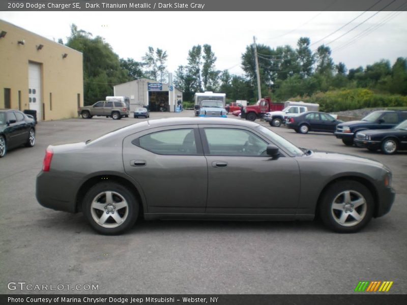 Dark Titanium Metallic / Dark Slate Gray 2009 Dodge Charger SE