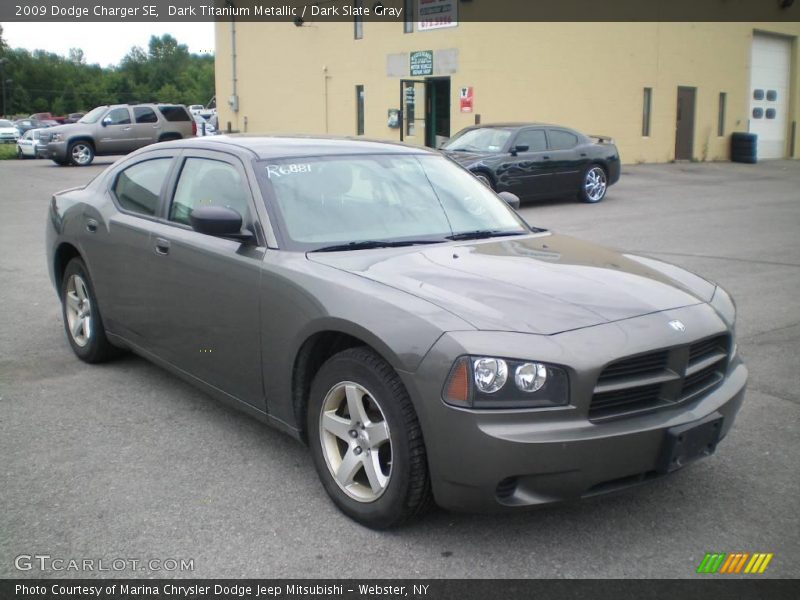 Dark Titanium Metallic / Dark Slate Gray 2009 Dodge Charger SE