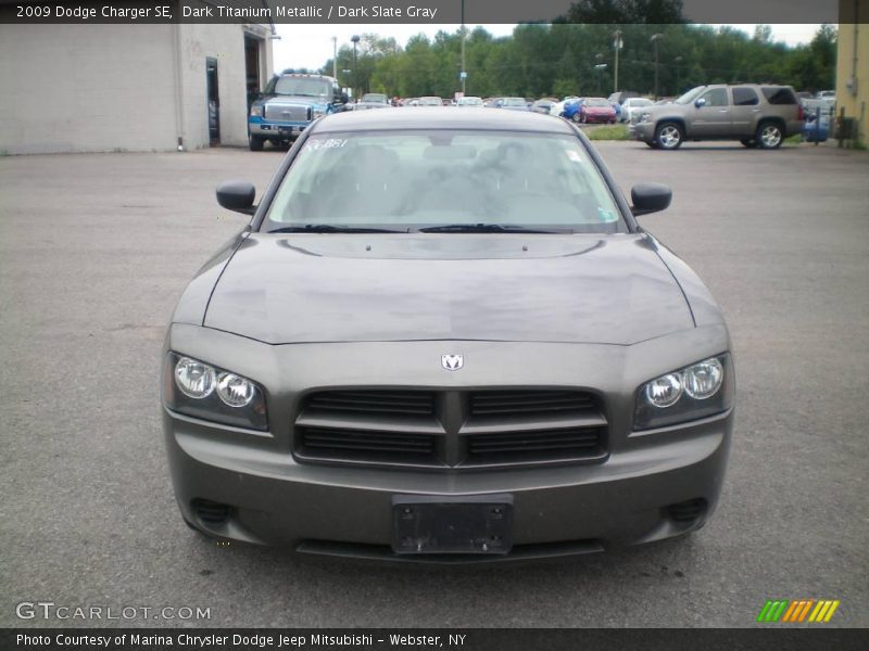 Dark Titanium Metallic / Dark Slate Gray 2009 Dodge Charger SE
