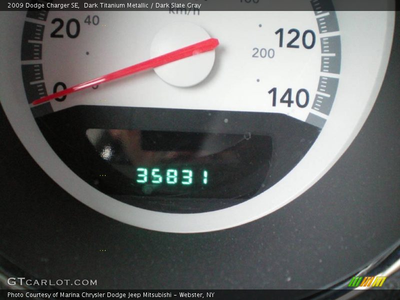 Dark Titanium Metallic / Dark Slate Gray 2009 Dodge Charger SE