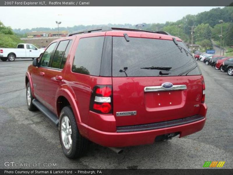 Redfire Metallic / Camel 2007 Ford Explorer XLT